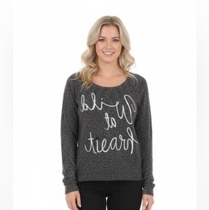 Wild at Heart large graphic cozy sweatshirt